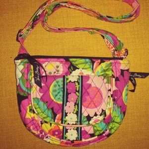 Vera Bradley Va VA Bloom Pink Floral Crossbody Shoulder Bag